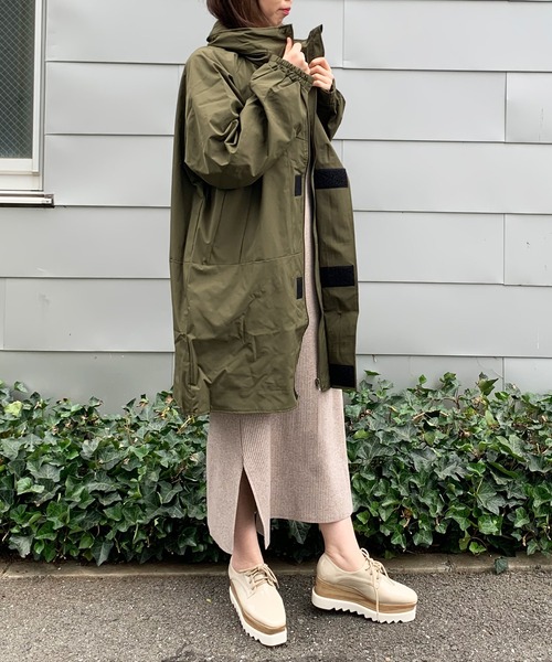 STYLEBLOCK（スタイルブロック）の「防風裏タフタモンスターパーカーミリタリーコート（モッズコート・メンズ・カーキ/ブラック/ベージュ・M/L）」の9枚目の写真