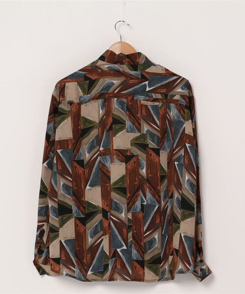 WEGO(ウィゴー)の「WEGO/レトロ総柄ビッグシルエットシャツ(シャツ/ブラウス・メンズ・その他1/その他2/その他3・MEDIUM/LARGE)」の4枚目の写真