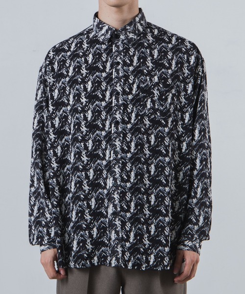 WEGO(ウィゴー)の「WEGO/レトロ総柄ビッグシルエットシャツ(シャツ/ブラウス・メンズ・その他1/その他2/その他3・MEDIUM/LARGE)」の16枚目の写真