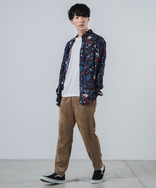 WEGO(ウィゴー)の「WEGO/レトロ総柄ビッグシルエットシャツ(シャツ/ブラウス・メンズ・その他1/その他2/その他3・MEDIUM/LARGE)」の10枚目の写真