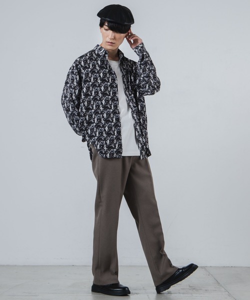 WEGO(ウィゴー)の「WEGO/レトロ総柄ビッグシルエットシャツ(シャツ/ブラウス・メンズ・その他1/その他2/その他3・MEDIUM/LARGE)」の12枚目の写真