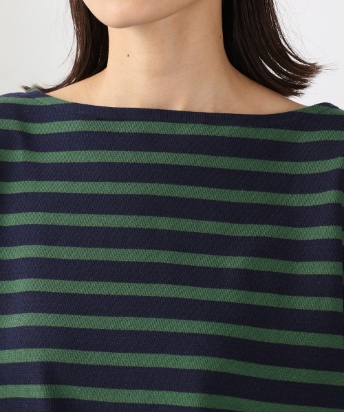 yuw（ユウ）の「ＢＩＧボーダープルオーバー　921021（Tシャツ/カットソー・レディース・ホワイト系その他/グリーン系その他/レッド系その他/ベージュ系その他/ブルー系その他/ブラック系その他/イエロー系その他・FREE）」の17枚目の写真