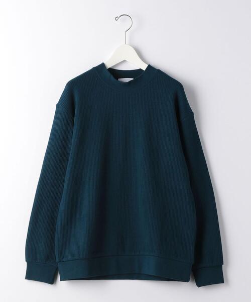 green label relaxing（グリーンレーベルリラクシング）の「CSM ラフネスリブ クルーネック 長袖 カットソー（Tシャツ/カットソー・メンズ・ワインレッド/ターコイズブルー/ライトグレー・LARGE/X-LARGE/MEDIUM/SMALL）」の10枚目の写真