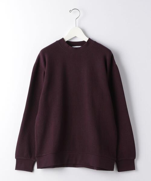 green label relaxing（グリーンレーベルリラクシング）の「CSM ラフネスリブ クルーネック 長袖 カットソー（Tシャツ/カットソー・メンズ・ワインレッド/ターコイズブルー/ライトグレー・LARGE/X-LARGE/MEDIUM/SMALL）」の20枚目の写真