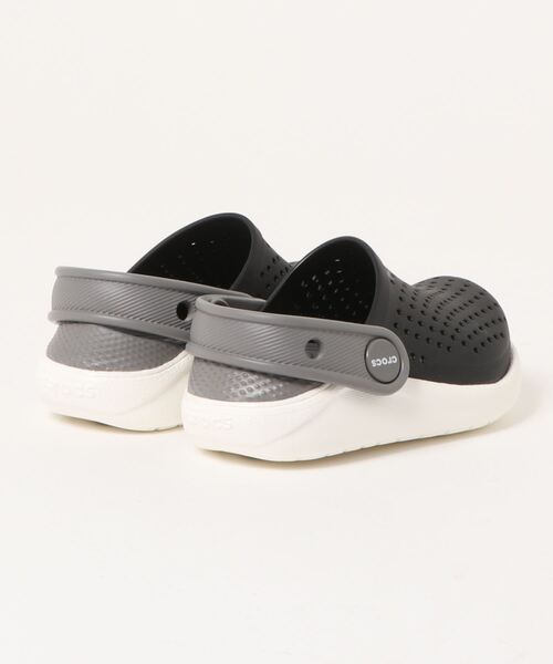 crocs（クロックス）の「クロックス crocs ライトライド クロッグ キッズ　LiteRide Clog K（サンダル・キッズ・ブラック×ホワイト/ライム/ブルー/ネイビー×ホワイト/ピンク・15cm/18cm/14cm/19cm/20cm/21cm/16.5cm/17.5cm/18.5cm/15.5cm/19.5cm）」の6枚目の写真