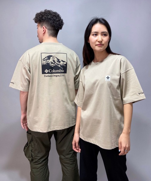 Columbia(コロンビア)の「【展開店舗限定】columbia/コロンビア インペリアルパーク ビッグシルエット バックプリントTシャツ PM0270(Tシャツ/カットソー・メンズ・ブラック/ホワイト系その他/ブラック系その他/ピンク/ベージュ/ホワイト/ベージュ系その他/ネイビー/グリーン/グリーン系その他/ライトブラウン・XL/M/L/S)」の7枚目の写真