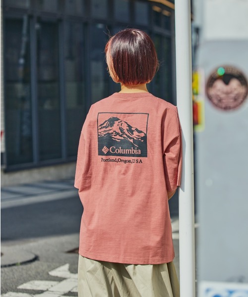 Columbia(コロンビア)の「【展開店舗限定】columbia/コロンビア インペリアルパーク ビッグシルエット バックプリントTシャツ PM0270(Tシャツ/カットソー・メンズ・ブラック/ホワイト系その他/ブラック系その他/ピンク/ベージュ/ホワイト/ベージュ系その他/ネイビー/グリーン/グリーン系その他/ライトブラウン・XL/M/L/S)」の20枚目の写真