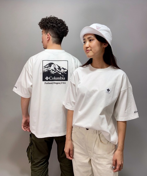Columbia(コロンビア)の「【展開店舗限定】columbia/コロンビア インペリアルパーク ビッグシルエット バックプリントTシャツ PM0270(Tシャツ/カットソー・メンズ・ブラック/ホワイト系その他/ブラック系その他/ピンク/ベージュ/ホワイト/ベージュ系その他/ネイビー/グリーン/グリーン系その他/ライトブラウン・XL/M/L/S)」の21枚目の写真