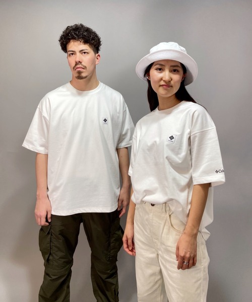 Columbia(コロンビア)の「【展開店舗限定】columbia/コロンビア インペリアルパーク ビッグシルエット バックプリントTシャツ PM0270(Tシャツ/カットソー・メンズ・ブラック/ホワイト系その他/ブラック系その他/ピンク/ベージュ/ホワイト/ベージュ系その他/ネイビー/グリーン/グリーン系その他/ライトブラウン・XL/M/L/S)」の22枚目の写真