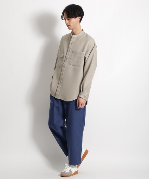 niko and erinkoさんこなれバンドカラーシャツ　Ｌサイズ Make Stuff '25] erinkoこなれバンドカラーシャツ | [公式
