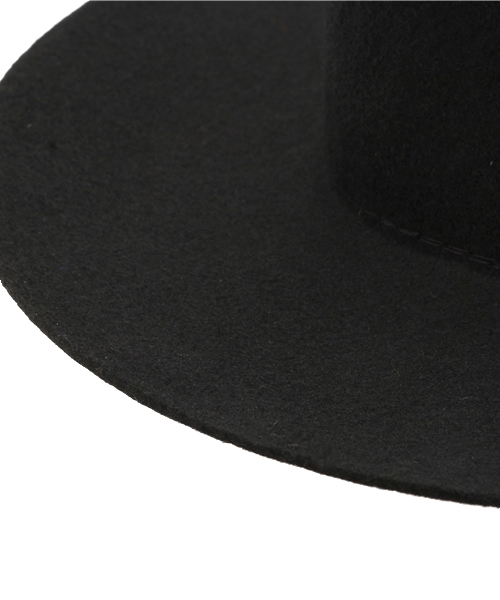 WEGO（ウィゴー）の「WEGO/ツバ広フェルトハット（ハット・レディース・ブラック/ダークグレー/ベージュ/ワイン・FREE）」の8枚目の写真