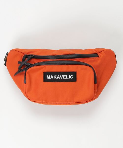 MAKAVELIC(マキャベリック)の「【MAKAVELIC】TRUCKS CRESCENT WB(ボディバッグ/ウエストポーチ・メンズ・ネイビー/オレンジ・FREE)」の2枚目の写真