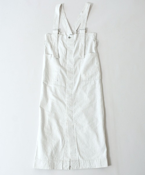 Johnbull（ジョンブル）の「バレルワンピース（ジャンパースカート・レディース・ホワイト・SMALL/MEDIUM）」の20枚目の写真