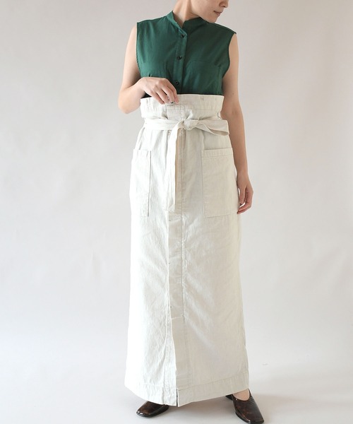 Johnbull（ジョンブル）の「バレルワンピース（ジャンパースカート・レディース・ホワイト・SMALL/MEDIUM）」の11枚目の写真