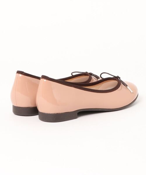 Bridget Birkin（ブリジットバーキン）の「【Bridget Birkin】ラウンドトゥリボンレインフラットパンプス(514003)（レインシューズ・レディース・ブラック/ピンク/イエロー/ライトベージュ・23/24/22.5/24.5/23.5）」の6枚目の写真
