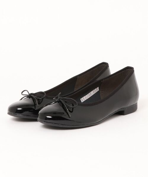 Bridget Birkin（ブリジットバーキン）の「【Bridget Birkin】ラウンドトゥリボンレインフラットパンプス(514003)（レインシューズ・レディース・ブラック/ピンク/イエロー/ライトベージュ・23/24/22.5/24.5/23.5）」の9枚目の写真