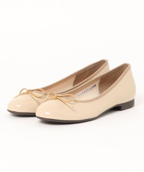 Bridget Birkin（ブリジットバーキン）の「【Bridget Birkin】ラウンドトゥリボンレインフラットパンプス(514003)（レインシューズ・レディース・ブラック/ピンク/イエロー/ライトベージュ・23/24/22.5/24.5/23.5）」の13枚目の写真