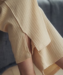 ACCL | 横スリットリラックスワイドパンツ(その他パンツ)