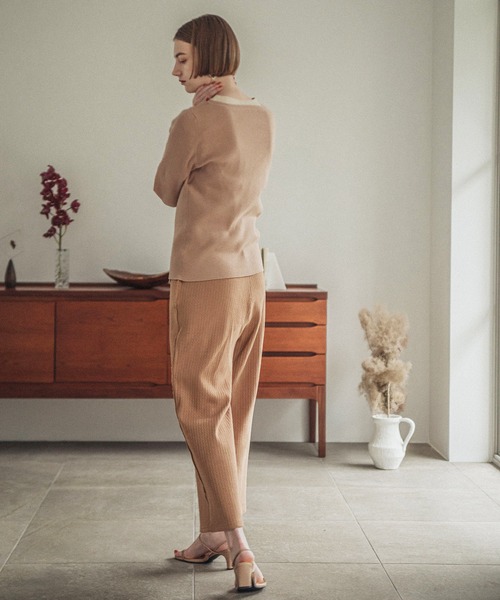 ACCL（エーシーシーエル）の「横スリットリラックスワイドパンツ（その他パンツ・レディース・オフホワイト/ダークパープル/モカ・FREE）」の20枚目の写真