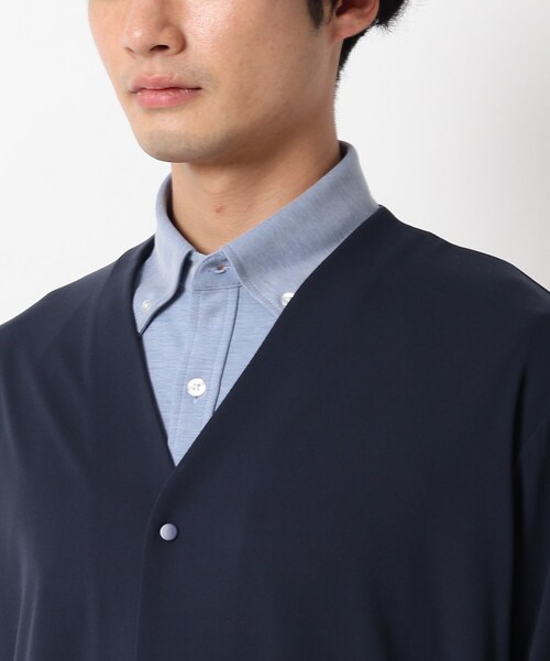 THE SHOP TK (ザ ショップ ティーケー )の「◆マイクロスムースカットソーカーディガン(カーディガン/ボレロ・メンズ・チャコールグレー/ブラック/ネイビー・01/02/03/04/05)」の14枚目の写真