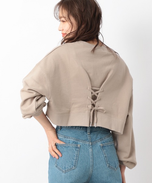 Heather（ヘザー）の「アソートショート丈スウェット　940259（スウェット・レディース・ベージュ/アイボリー/ブルー系その他・FREE）」の17枚目の写真