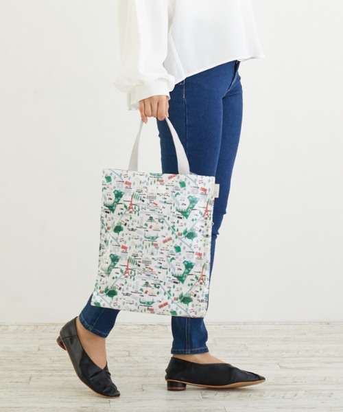 ルートート 表ラミネート加工 サイズ トートバッグ Eu アーキャトル ラミネート B トートバッグ Rootote ルートート のファッション通販 Zozotown