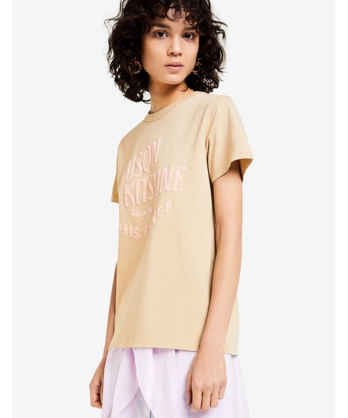 Maison Kitsune（メゾンキツネ）の「PALAIS ROYAL CLASSIC TEE-SHIRT（Tシャツ/カットソー・レディース・ベージュ/ライトピンク・L/XS/S/M）」の3枚目の写真