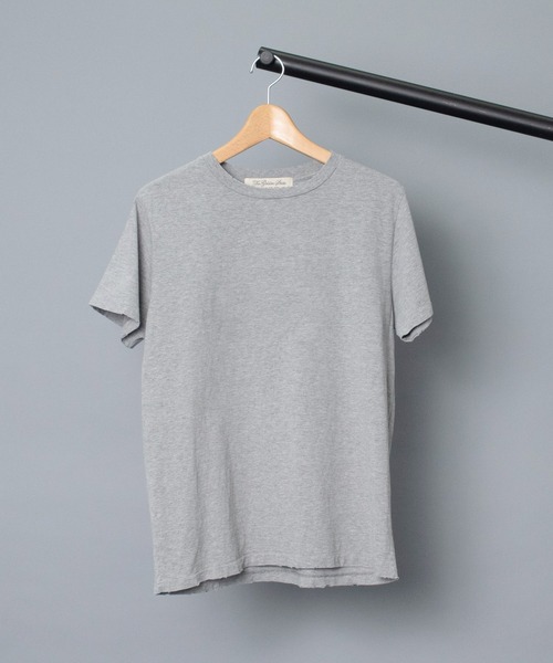 REMI RELIEF(レミレリーフ)の「【 REMI RELIEF / レミレリーフ 】 別注 SP加工 SHORT SLEEVE CREW TEE(Tシャツ/カットソー・メンズ・オフホワイト/ブラック/グレー/ネイビー・MEDIUM/LARGE/X-LARGE/SMALL)」の3枚目の写真