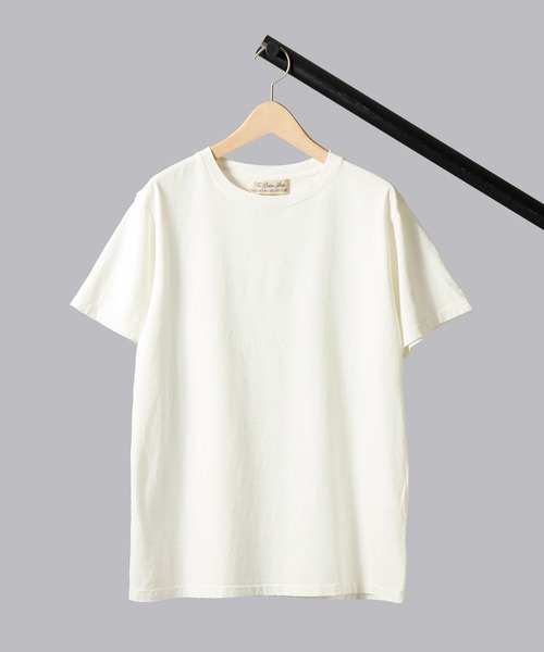 REMI RELIEF(レミレリーフ)の「【 REMI RELIEF / レミレリーフ 】 別注 SP加工 SHORT SLEEVE CREW TEE(Tシャツ/カットソー・メンズ・オフホワイト/ブラック/グレー/ネイビー・MEDIUM/LARGE/X-LARGE/SMALL)」の1枚目の写真