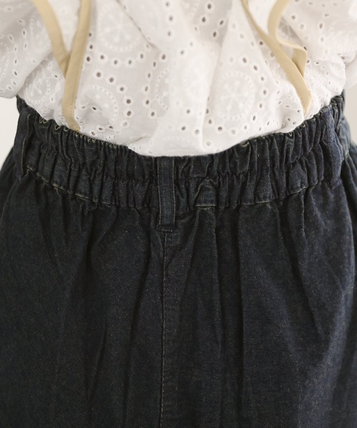 ElegChic(エレグシック)の「デニム フレアスカート (デニムスカート・レディース・ダークネイビー/ネイビー・M/4L/XXL/L/XL)」の6枚目の写真