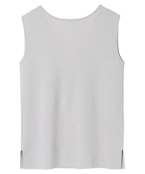 YECCA VECCA（イェッカヴェッカ）の「P.ウォッシャブルノースリーブニット　＊（ニット/セーター・レディース・グレー/ベージュ/ブラウン/ライトグリーン・FREE）」の11枚目の写真