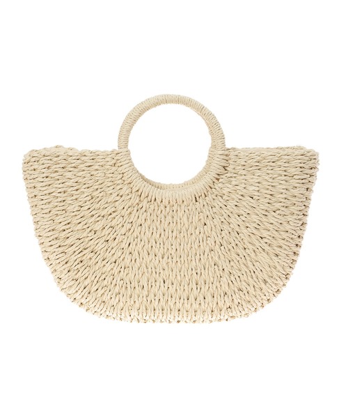 fifth（フィフス）の「サークルハンドルカゴバッグ（かごバッグ・レディース・ベージュ/アイボリー・FREE）」の9枚目の写真