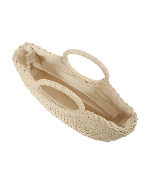 fifth（フィフス）の「サークルハンドルカゴバッグ（かごバッグ・レディース・ベージュ/アイボリー・FREE）」の6枚目の写真