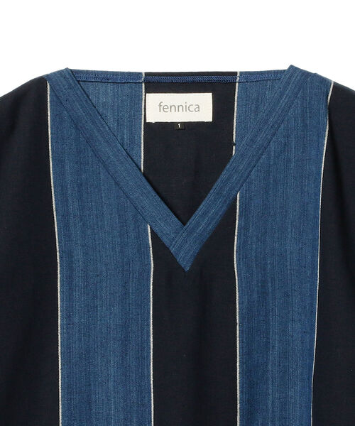 orslow×fennica ノーカラーシャツ orslow×fennica ノーカラーシャツ