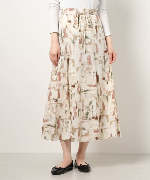 RETRO GIRL(レトロガール)の「アート柄マーメイドスカート(スカート・レディース・ホワイト系その他/ブラウン系その他/ブラック系その他/イエロー系その他・FREE)」の8枚目の写真