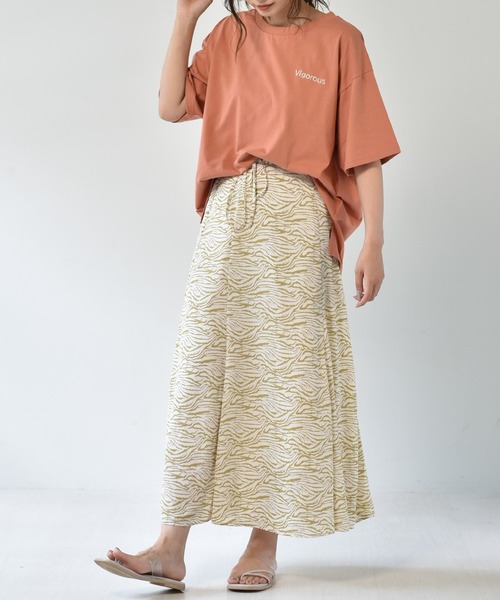 RETRO GIRL(レトロガール)の「アート柄マーメイドスカート(スカート・レディース・ホワイト系その他/ブラウン系その他/ブラック系その他/イエロー系その他・FREE)」の17枚目の写真