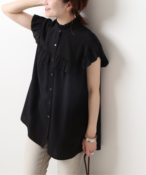 Spick & Span（スピックアンドスパン）の「≪WEB限定追加≫ノースリーブフリルブラウス2◆（シャツ/ブラウス・レディース・ホワイト/ブラック/ブルー系その他・FREE）」の13枚目の写真