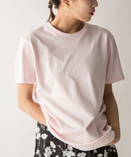 MILLION CARATS(ミリオンカラッツ)の「へビーウェイトTシャツ(Tシャツ/カットソー・レディース・ホワイト/ブラック/ベージュ/ピンク/サックスブルー/オフホワイト/ネイビー/カーキ・SMALL/MEDIUM/LARGE)」の8枚目の写真