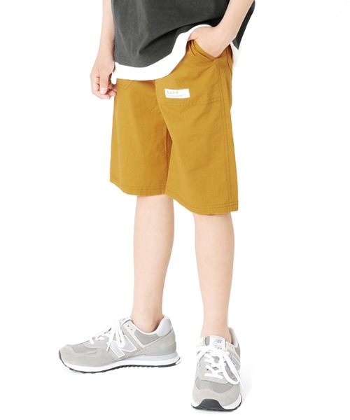 GLAZOS(グラソス)の「ピケ・ベイカーポケットハーフパンツ(その他パンツ・キッズ・チャコールグレー/ベージュ/カーキ/イエロー/ブルー・130cm/140cm/150cm/160cm/170cm)」の5枚目の写真