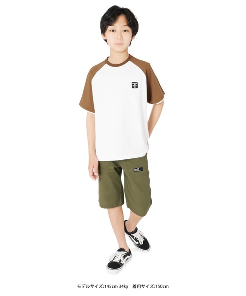 GLAZOS(グラソス)の「ピケ・ベイカーポケットハーフパンツ(その他パンツ・キッズ・チャコールグレー/ベージュ/カーキ/イエロー/ブルー・130cm/140cm/150cm/160cm/170cm)」の8枚目の写真