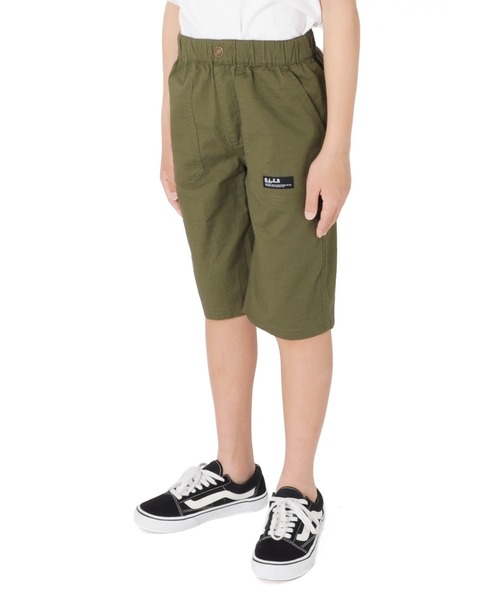 GLAZOS(グラソス)の「ピケ・ベイカーポケットハーフパンツ(その他パンツ・キッズ・チャコールグレー/ベージュ/カーキ/イエロー/ブルー・130cm/140cm/150cm/160cm/170cm)」の6枚目の写真