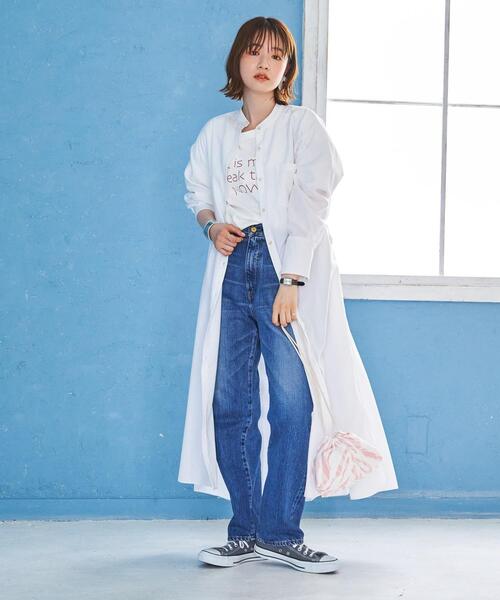 coen by SIZU（コーエンバイシズ）の「coen by SIZU プリント巾着バッグ（ショルダーバッグ・レディース・ベージュ/ピンク・FREE）」の6枚目の写真