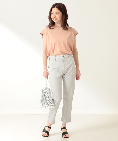 Demi-Luxe BEAMS（デミルクス ビームス）の「upper hights × Demi-Luxe BEAMS / 別注 THE EIGHTY's チノ ベイカーパンツ（チノパンツ・レディース・オフホワイト/ブラウン系その他3・21/22/23/24/25）」の15枚目の写真