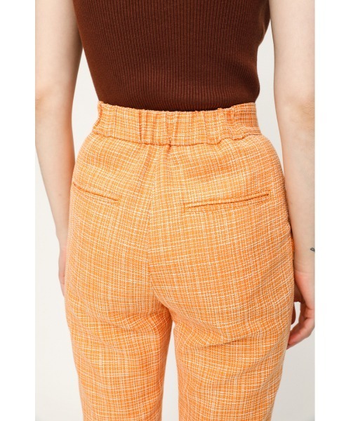 SLY（スライ）の「LINEN TWEED FLARE PT リネン ツイード フレアパンツ