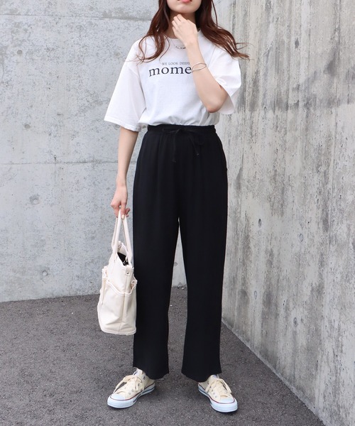 BLUEEAST（ブルーイースト）の「リネンドロストリラックスパンツ（その他パンツ・レディース・ホワイト/ベージュ/ブラック・MEDIUM）」の17枚目の写真