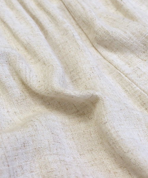 BLUEEAST（ブルーイースト）の「リネンドロストリラックスパンツ（その他パンツ・レディース・ホワイト/ベージュ/ブラック・MEDIUM）」の8枚目の写真