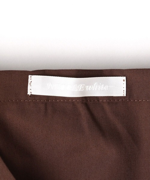 NICOLE white（ニコルホワイト）の「後ろリボンワンピース（ワンピース・レディース・ブラウン/カーキ/ブラック・FREE）」の10枚目の写真