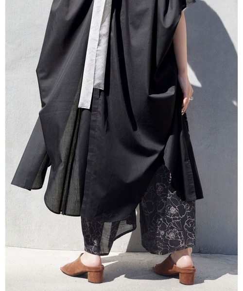 NICOLE white（ニコルホワイト）の「後ろリボンワンピース（ワンピース・レディース・ブラウン/カーキ/ブラック・FREE）」の14枚目の写真