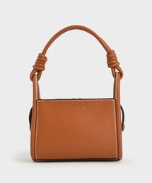 CHARLES & KEITH | ノッティドハンドル ボクシーバッグ / Knotted Handle Boxy Bag(ハンドバッグ)