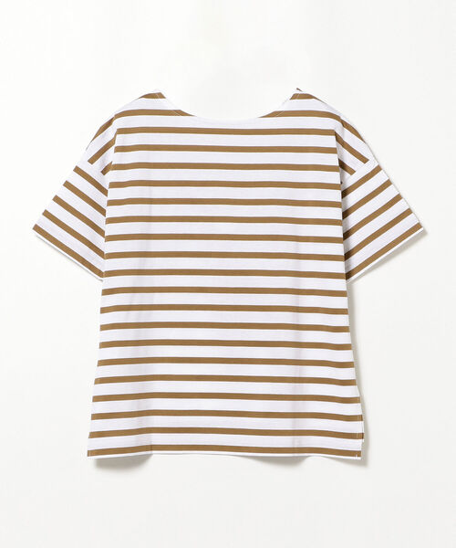 Ray BEAMS（レイビームス）の「Ray BEAMS / ボーダー ボートネック Tシャツ（Tシャツ/カットソー・レディース・ブラック/ベージュ/ネイビー・ONE SIZE）」の16枚目の写真